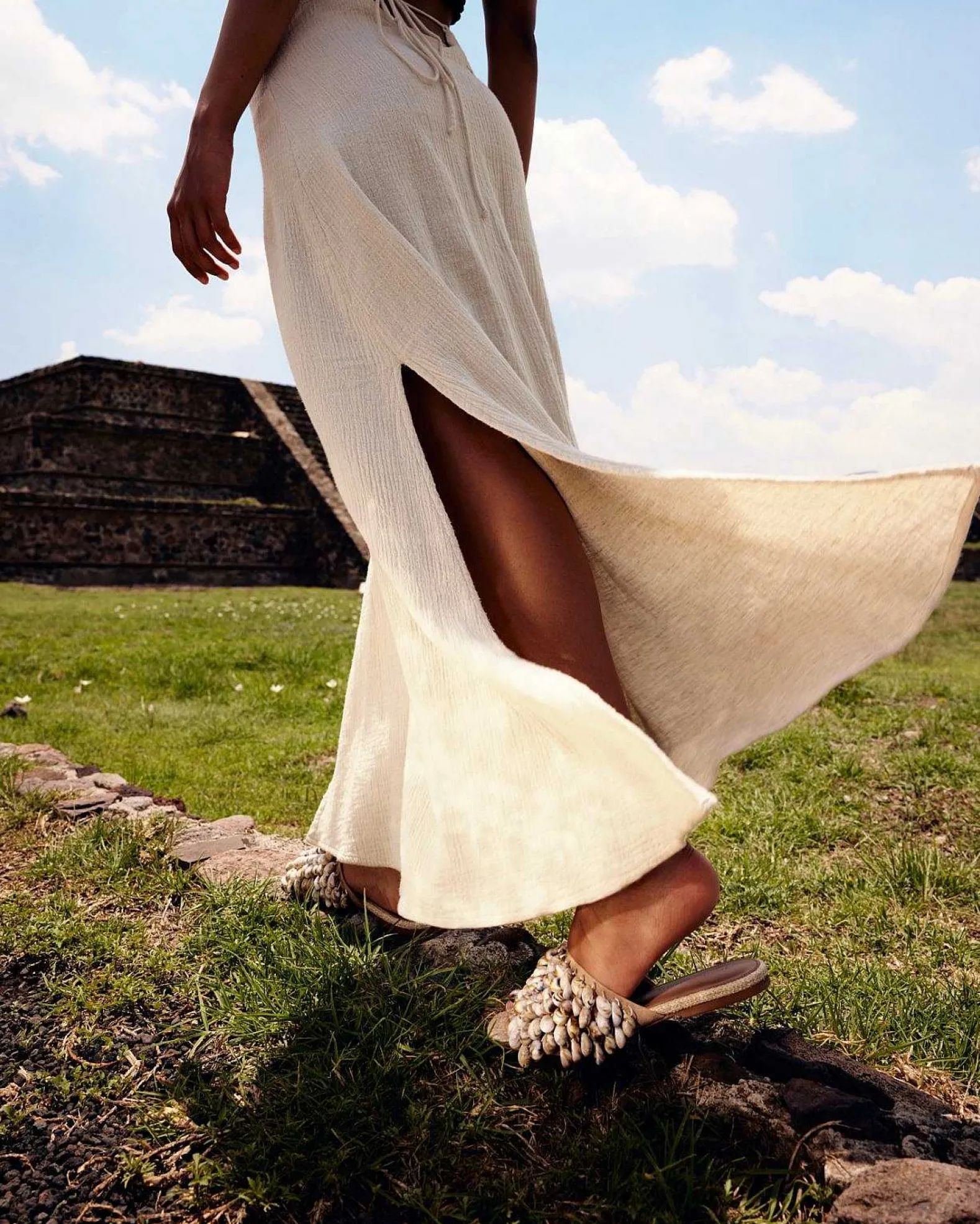 Brandon Blackwood Sandals>Sisal Flat Tan