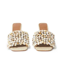 Brandon Blackwood Sandals>Sisal Heel Tan