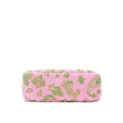 Brandon Blackwood Shoulder Bags>Syl Bag Pink Beaded Bandana
