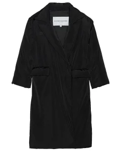 Brandon Blackwood Outerwear>Tailored Puffer Coat Black Nylon