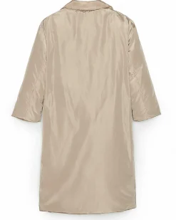 Brandon Blackwood Outerwear>Tailored Puffer Coat Beige Nylon