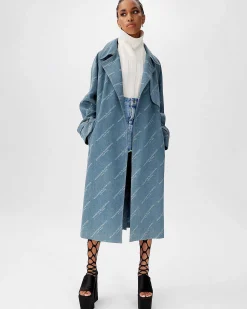 Brandon Blackwood Outerwear>The Mercer Trench Blue