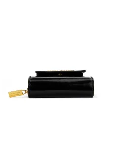 Brandon Blackwood Wallets>Wooster Wallet Black Oil Leather