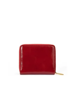 Brandon Blackwood Wallets>Wooster Wallet Red Oil Leather